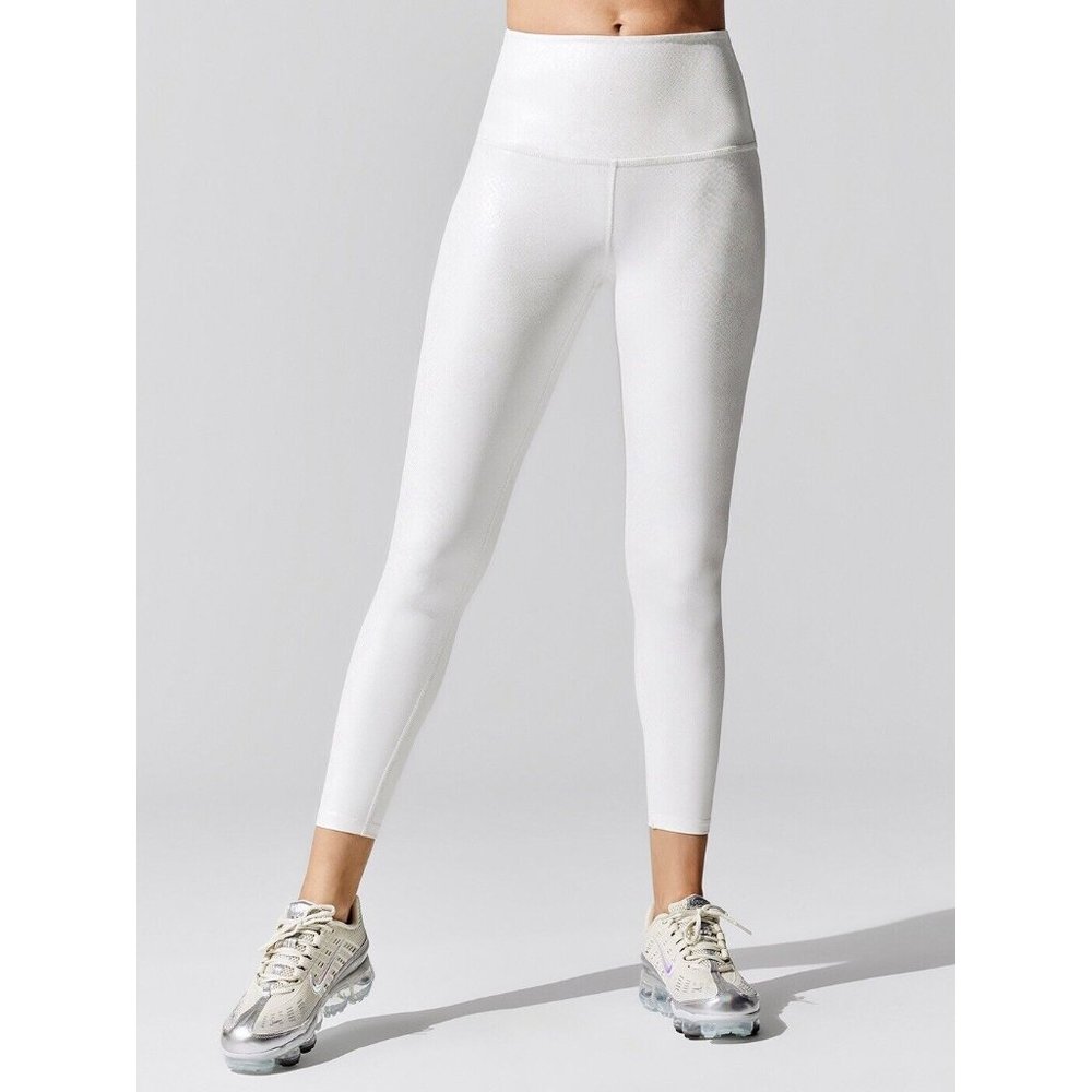 Beyond Yoga Viper Legging White Viper 7/8 Length Active Wear Iridescent